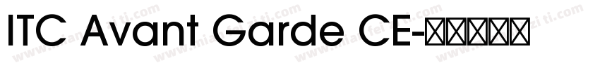 ITC Avant Garde CE字体转换